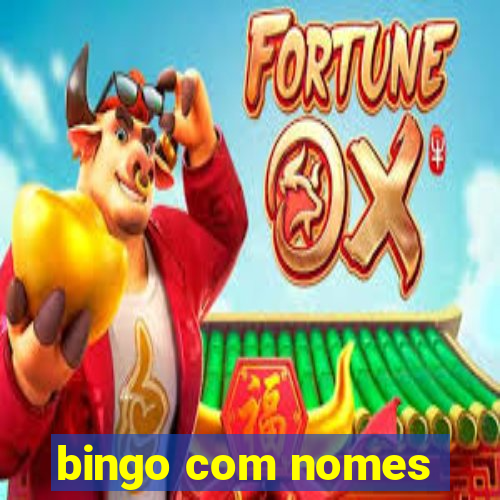 bingo com nomes